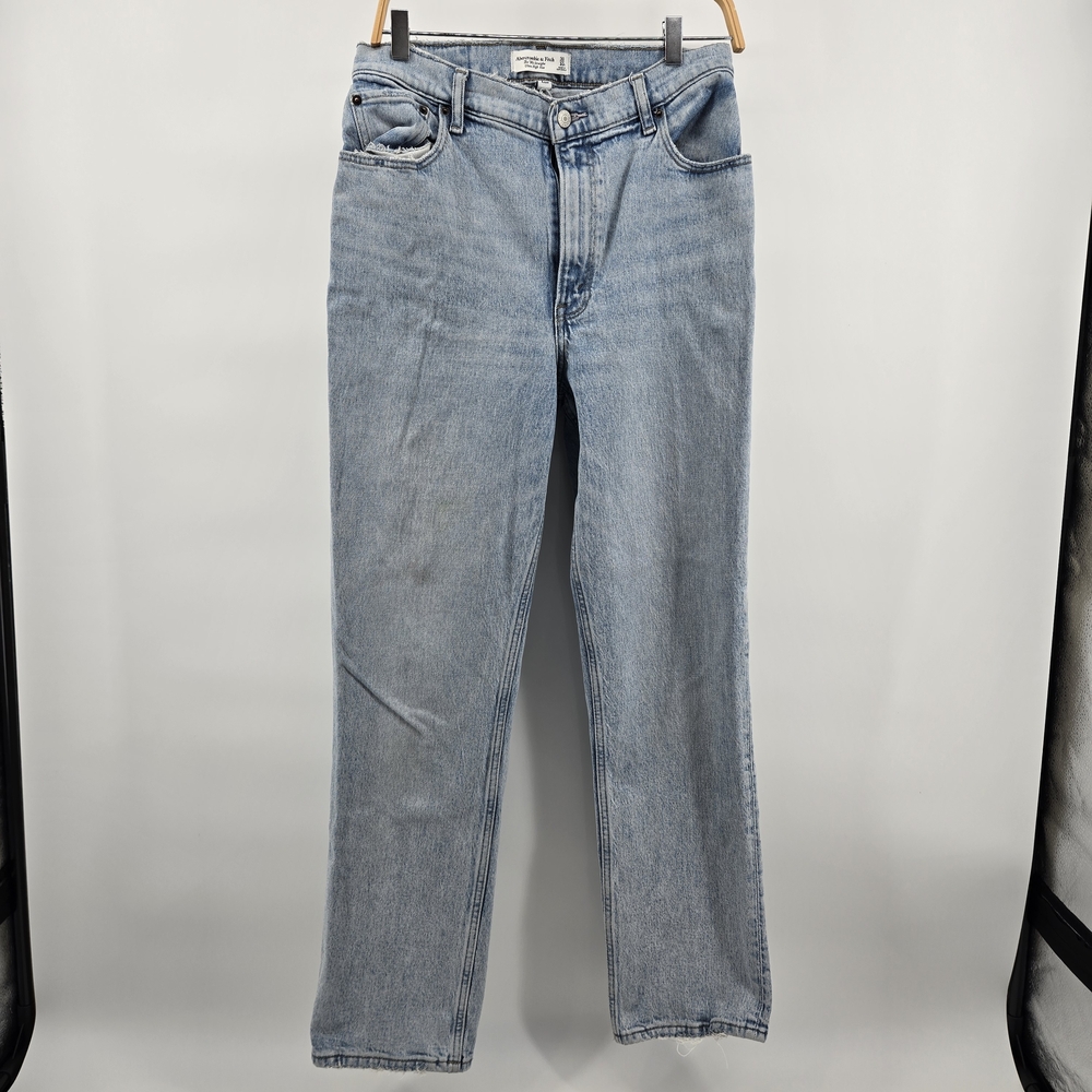 Abercrombie And Fitch 90s straight ultra high rise jeans